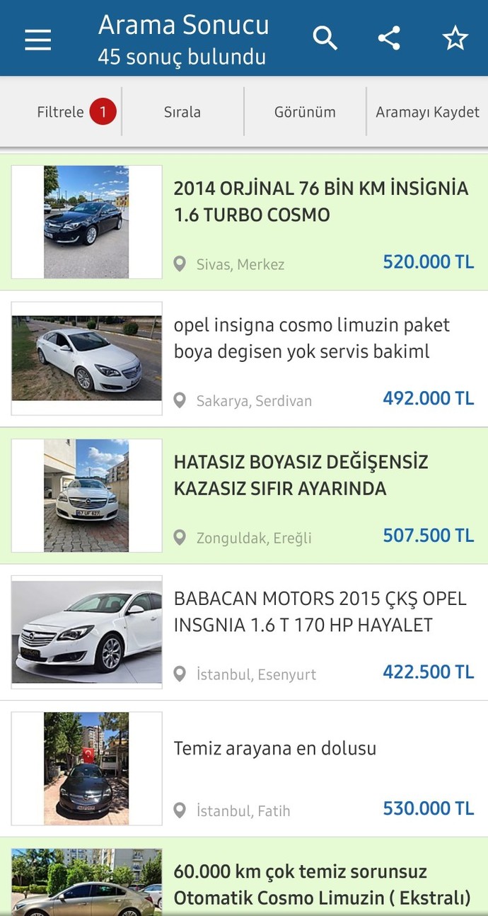 Geçmişteki araba fiyatlarını görünce ne hissediyorsunuz?