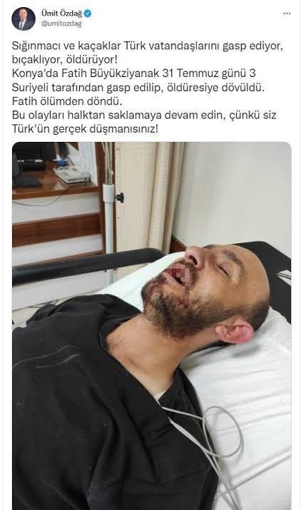 Ümit Özdağın Suriyeliler ilgili sürekli yalan paylasimlar yapmasi hakkinda ne dusunuyorsunuz. Sizce amacı ne olabilir?