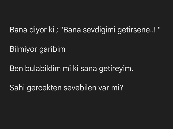 Görselini en iyi ifade eden kısa notunu
