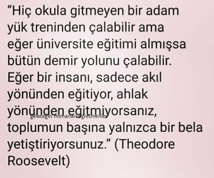 Bir insanı sadece akıl yönünden eğitmek yeterli midir?