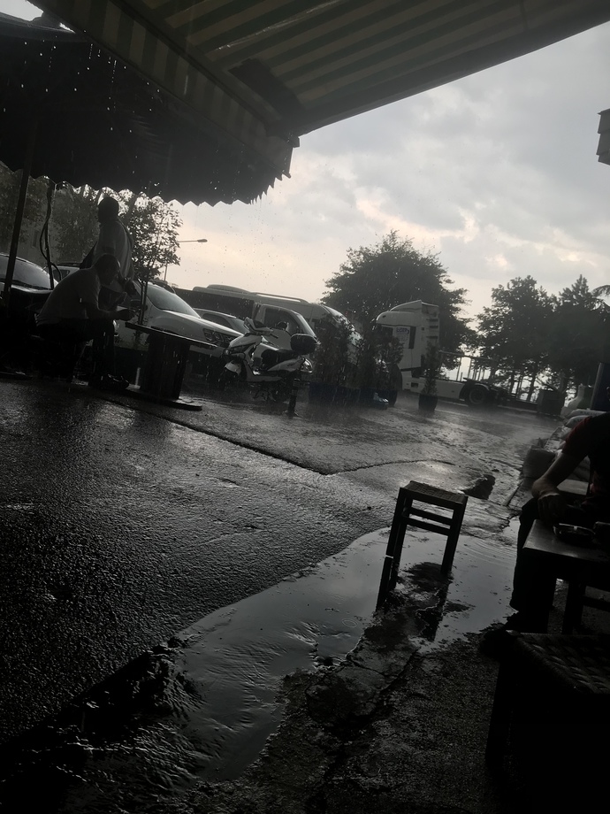 Bursa da olan yağmura yakalanan var mı? ☺️ıslandık donumuza kadar?