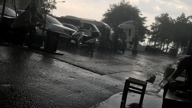 Bursa da olan yağmura yakalanan var mı? ☺️ıslandık donumuza kadar?