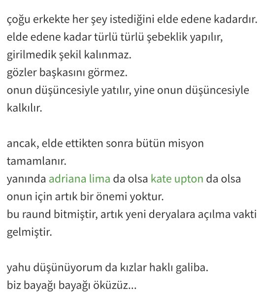 Erkekler kolay elde ettikleri kadından sıkılır mı?