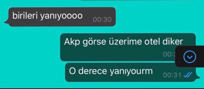 En son ne zaman birine yandınız?