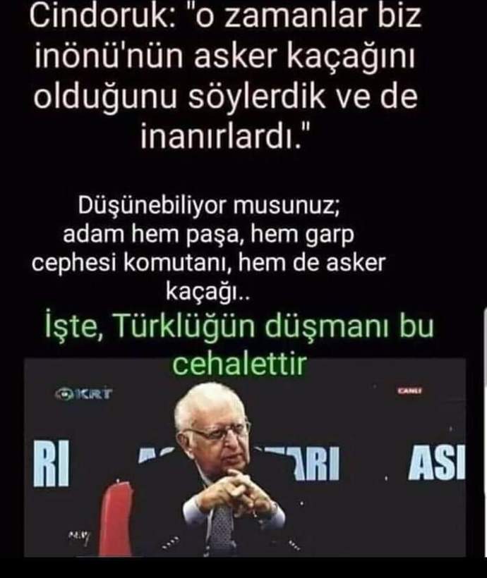Sizce toplumun düşmanı nedir?