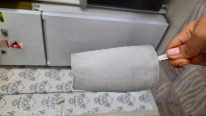 Buz yeme hastalığım var bu sprite la yaptığım buzlu dondurma?