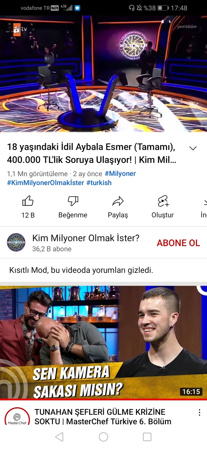 Youtube bozuldu?