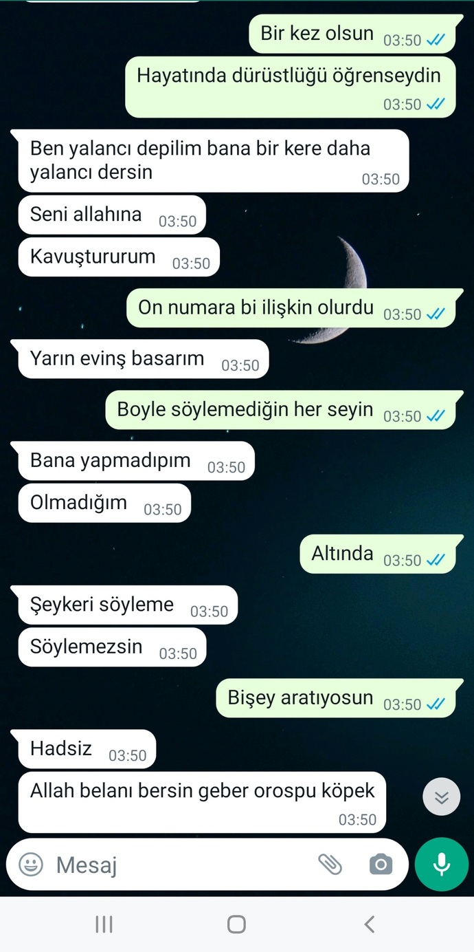Bunları diyen bi erkeğe nasıl davranmalıyım?