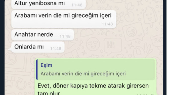Eşiniz size "arabayı servisten sen alabilir misin?" diye sorsa ne cevap verirsiniz?
