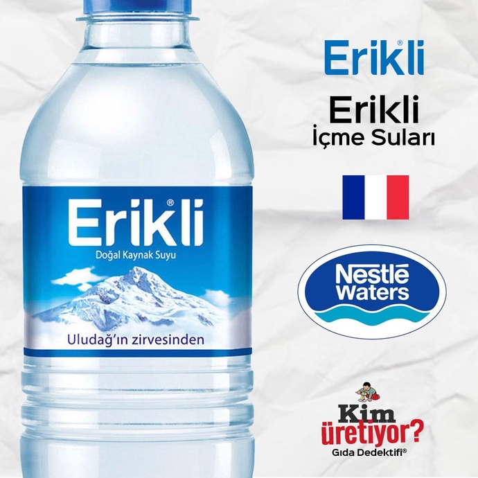 Erikli suyu ne malı kim üretiyor?