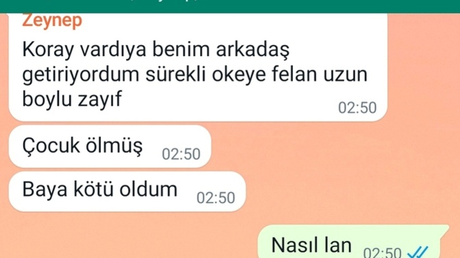 Atılmasını istemediğiniz bir mesaj var mı?