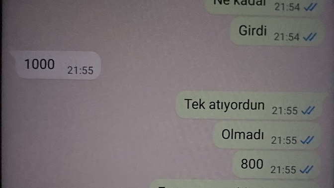 2. yılımız için bana aldığı hediye için yaptığı yorum?