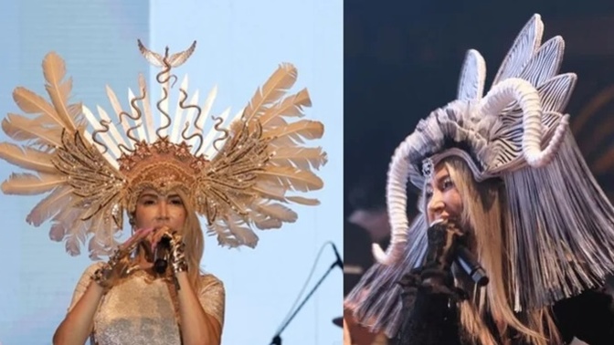 Hande Yener'in sahnede ilginç başlıkları dikkat çekiyor. Siz nasıl buldunuz? Diğer sanatçılara da yayılır mı?