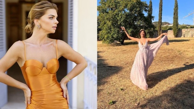 Özge Gürel ve Serkan Çayoğlu'nun düğününde kimin kombinini daha çok beğendiniz?