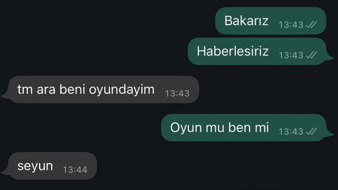 Oyundayken takmayan birinden olur mu?