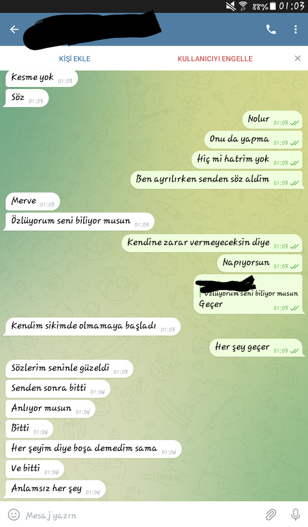 1.5 yıldır ayrılmışım hâlâ kendine zarar veriyor ne yapacağım?