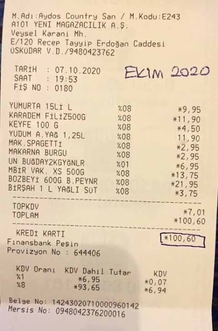 Eski fiş