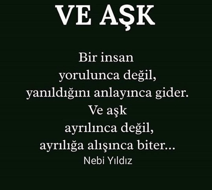 Yaşanan bir aşk neden biter?