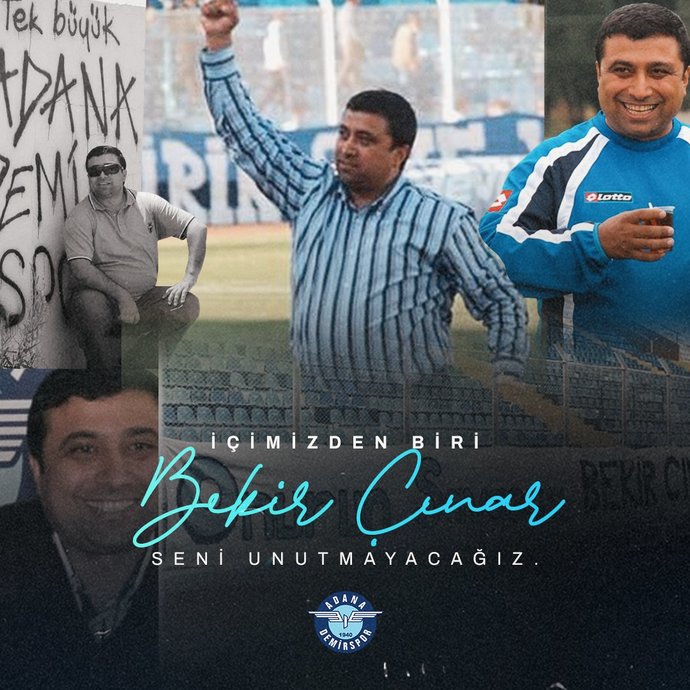 Adana Demirspor unutulmaz başkanı Bekir Çınarın vefatının 12. yıl dönümünde onu nasıl anmak istersiniz?