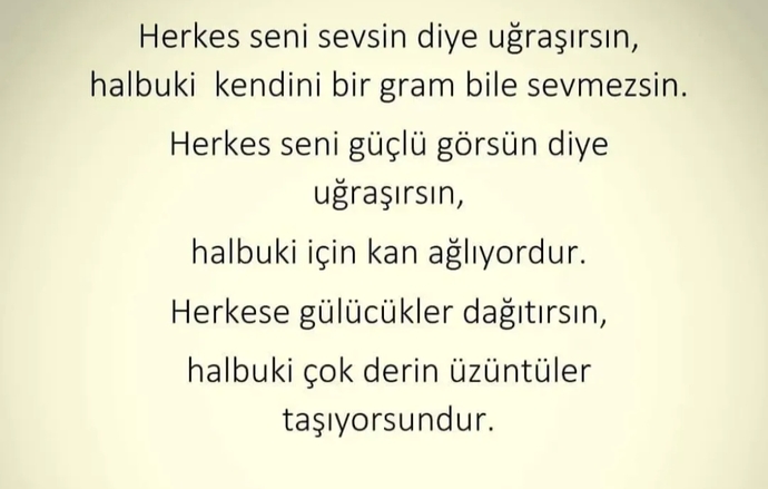 Kendinizi gerçekten ifade edebiliyor musunuz? Biraz hadi kendinizi anlatın?