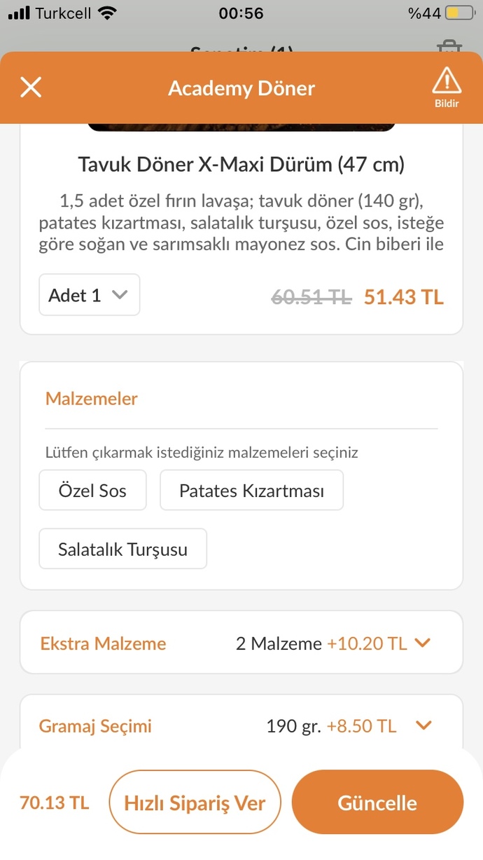 Hangisini yesem kararsız kaldım acil?