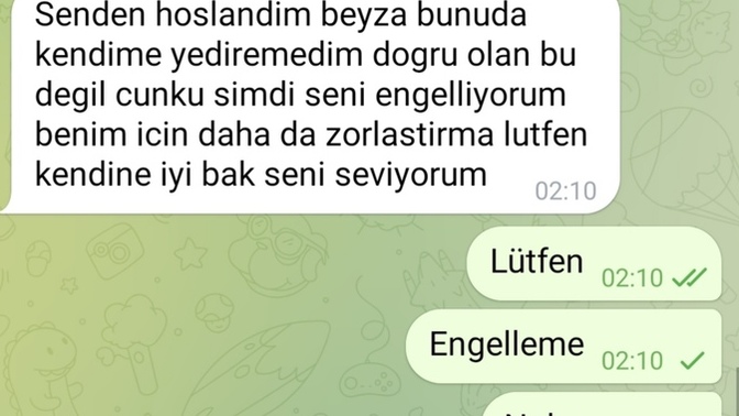 Durduk yere engel atıp gitti ve en sonda bunu yazdı niye?