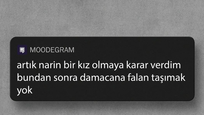 Narin biri misin yoksa bana bir şey olmaz her işimi kendim yapabilirim diyenlerden misin?