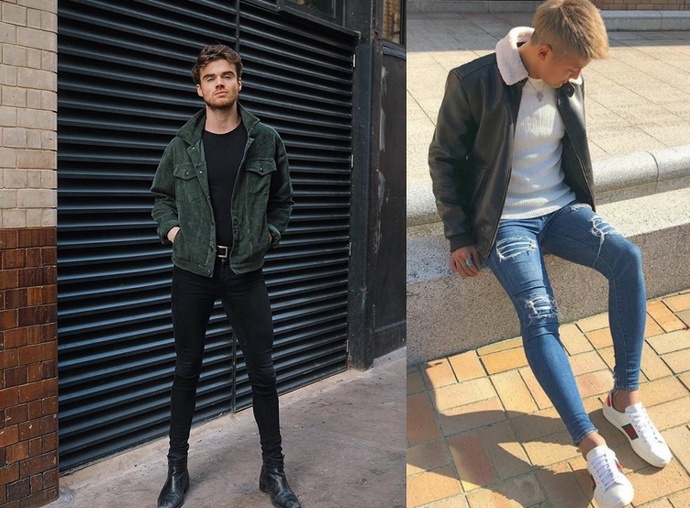 Skinny pantolon giyen erkeklere biri dur demeli mi artık?