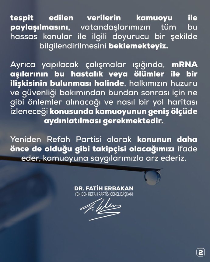 Son zamanlarda kalp krizi vakalarında artış görülüyormuş fatih erbakan bu konuya değindi ne düşünüyorsunuz?