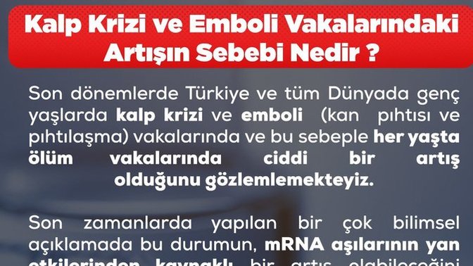 Son zamanlarda kalp krizi vakalarında artış görülüyormuş fatih erbakan bu konuya değindi ne düşünüyorsunuz?
