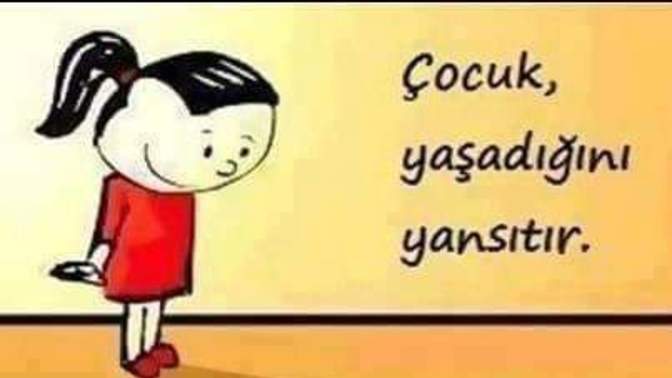 Çocuklar yaşadıklarını mı yansıtır?