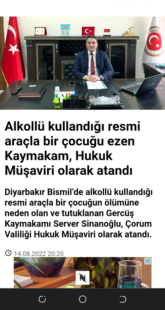 Katil bir kaymakamı Valiliğe müşavir olarak atamak mı nasıl bir düşünce ile yapılıyor bunlar?