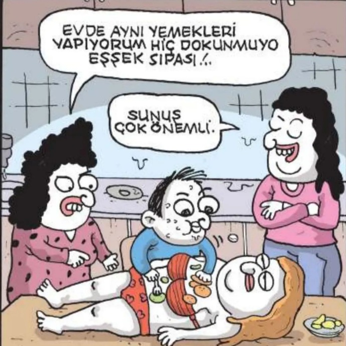 Yemekte sunum sizin için önemli mi?