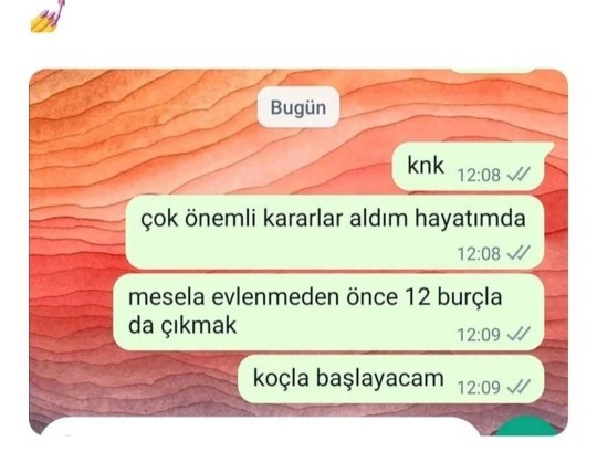En son aldığınız karar neydi?