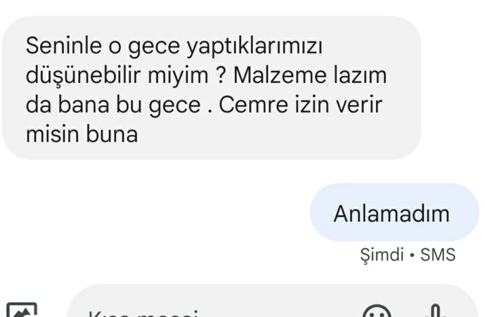 Bu ne istiyor şimdi? Ben hiçbir şey anlamadım?