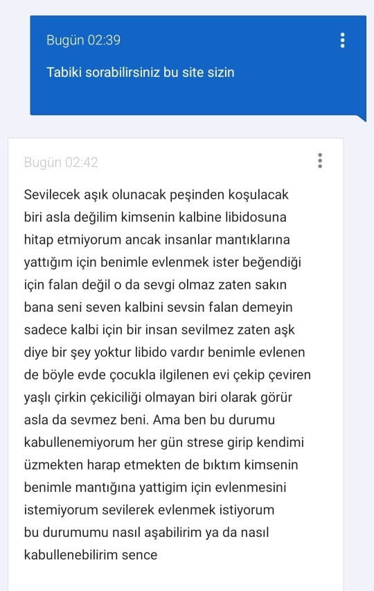 Sizin düşünceleriniz nelerdir?