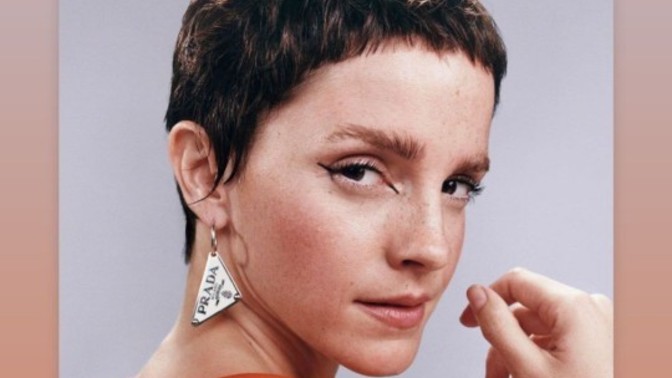 Emma Watson yine kısa saçlı oldu, sizce yakışmış mı?