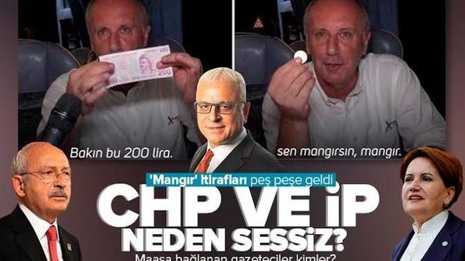 Muharrem İnce" HALK tv TELE1 KRT tv CHP ve IYI partiden duzenli para aliyorlar dedi. Bu konu hakkindaki dusunceleriniz nelerdir?