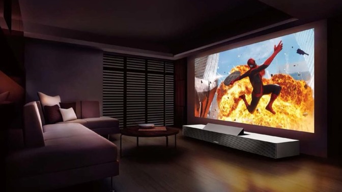 Projeksiyon ile film izlemeyi denediniz mi?