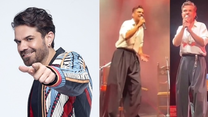Kenan Doğulu'nun konserdeki yeni tarzı çok konuşuluyor. Dedeye mi benzemiş?