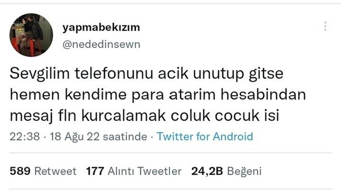 Sevgiliniz telefonunu açık unutup gitse ilk hangi sekmeye girerdiniz?