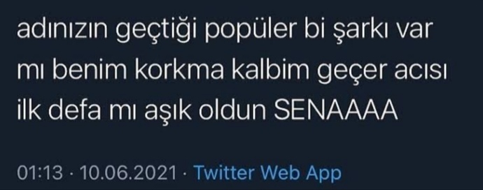 Geceye bir şey bırak?