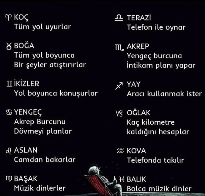 Yolculuk esnasında ne yapmak seni mutlu eder?