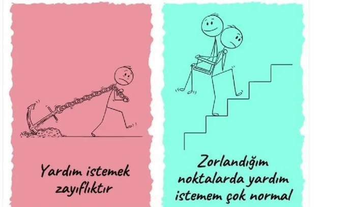 Size göre yardım istemek zayıflık mıdır?