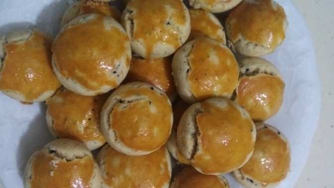 Çörek otlu kurabiyelerim nasıl görünüyor?