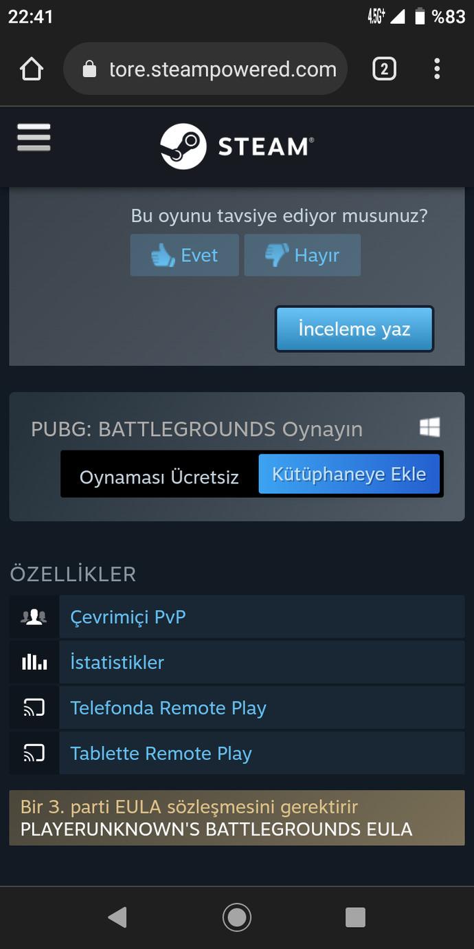 Steamde Ücretsiz Oyunlar Artık Çok Daha Kolay Bir Şekilde Kütüphaneye Eklenebilecek! Bu özelliği nasıl buldunuz?