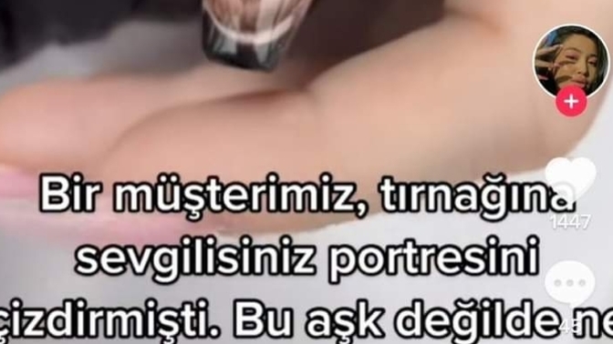 Kızlar tırnağınıza eşinizin veya sevgilinizin portresini yaptırır mısınız?