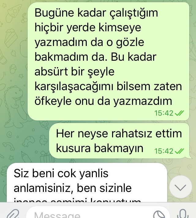 Ben ne yaşadım böyle ya?