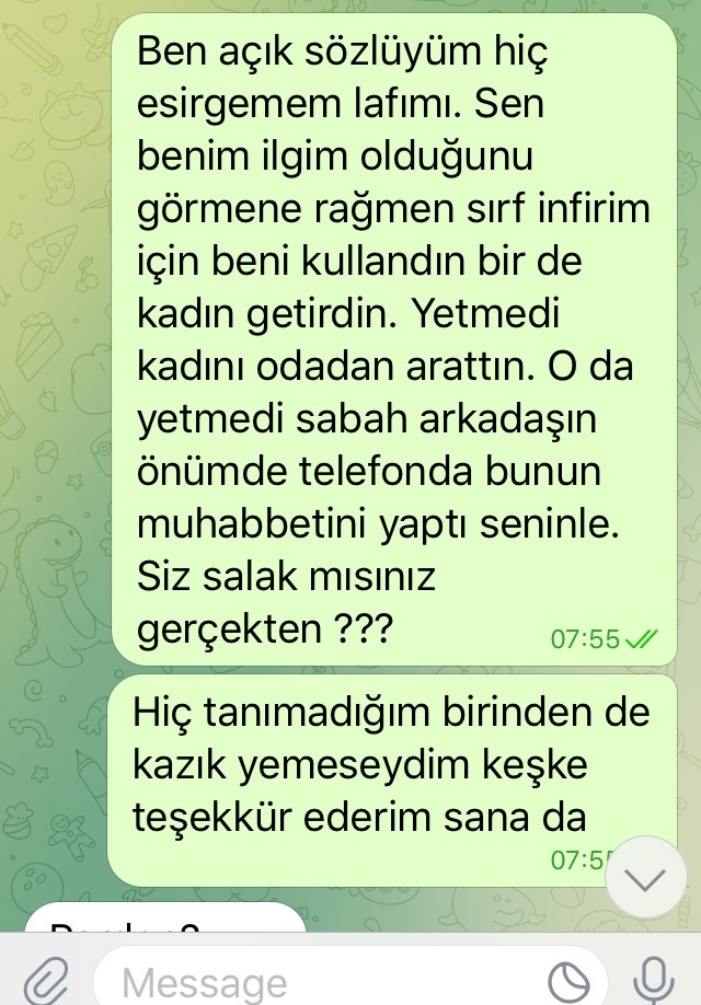 Ben ne yaşadım böyle ya?