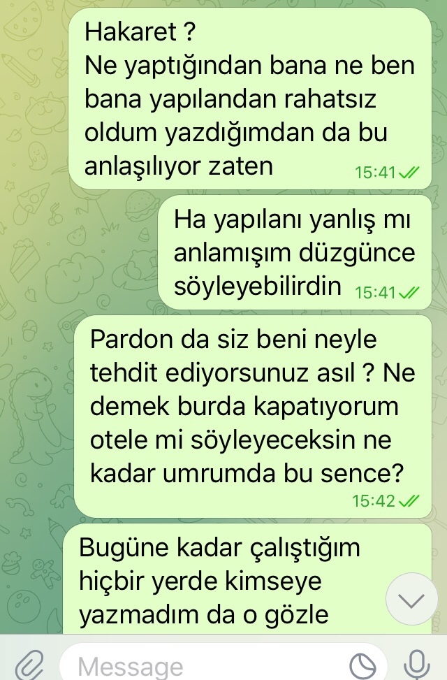 Ben ne yaşadım böyle ya?